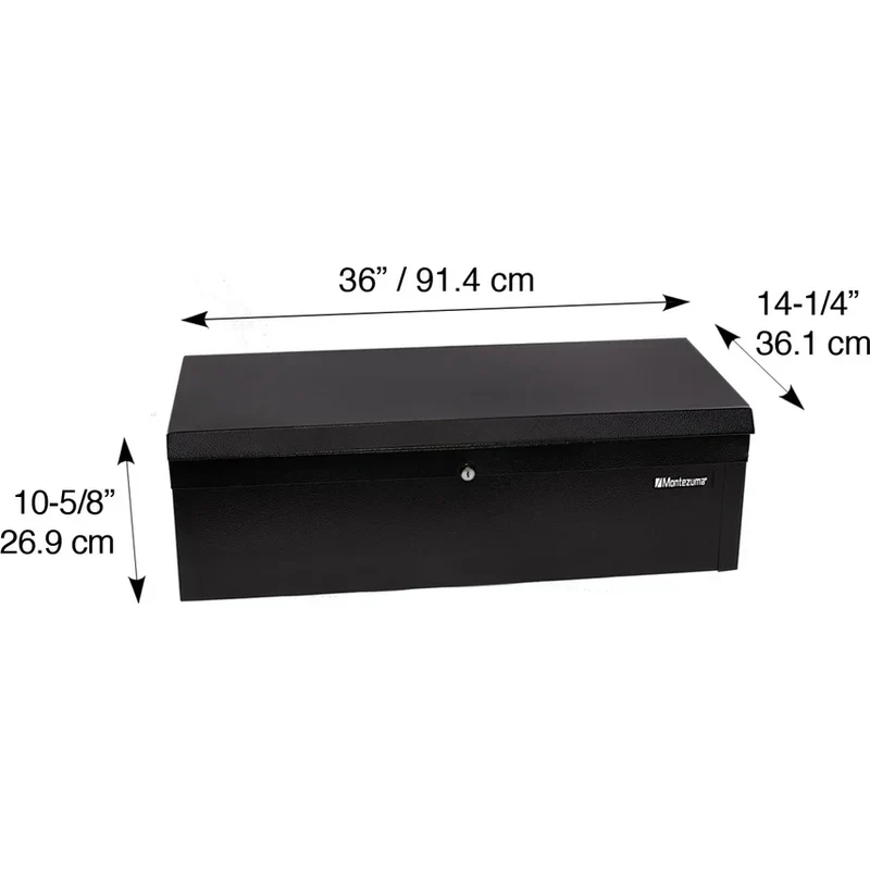 Montezuma 36 In. Steel Utility Box MKDB36B - Image 5