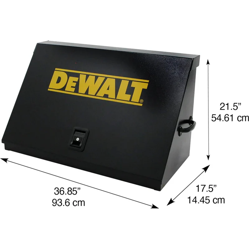 Montezuma 36 x 17 In. Steel Triangle® Toolbox Black Top Mount Toolbox DXTB36BB - Image 17