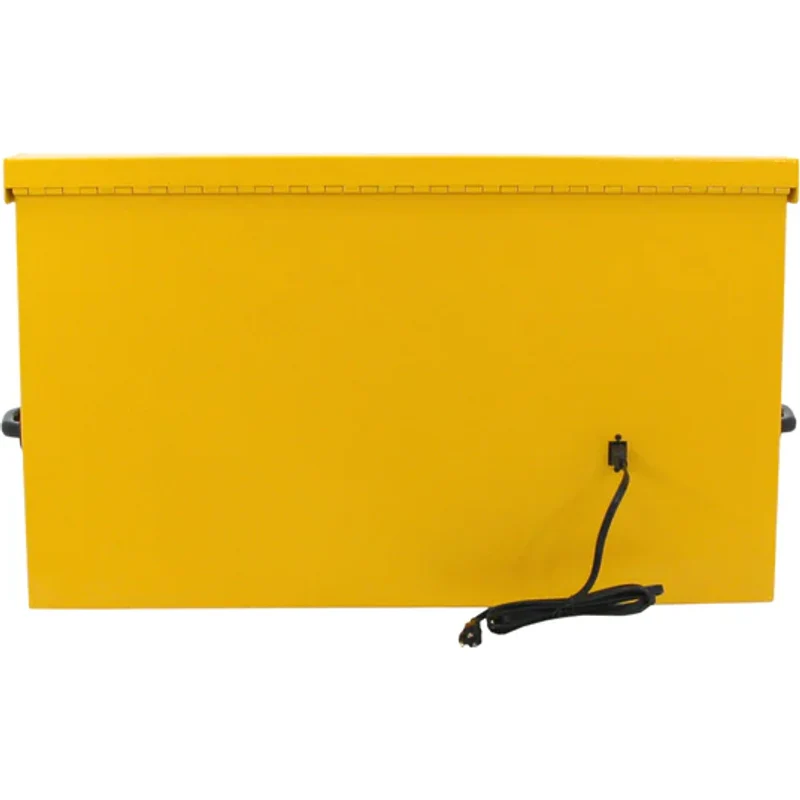 Montezuma 36 x 17 In. Steel Triangle® Toolbox Yellow Top Mount Toolbox DXTB36YY - Image 12
