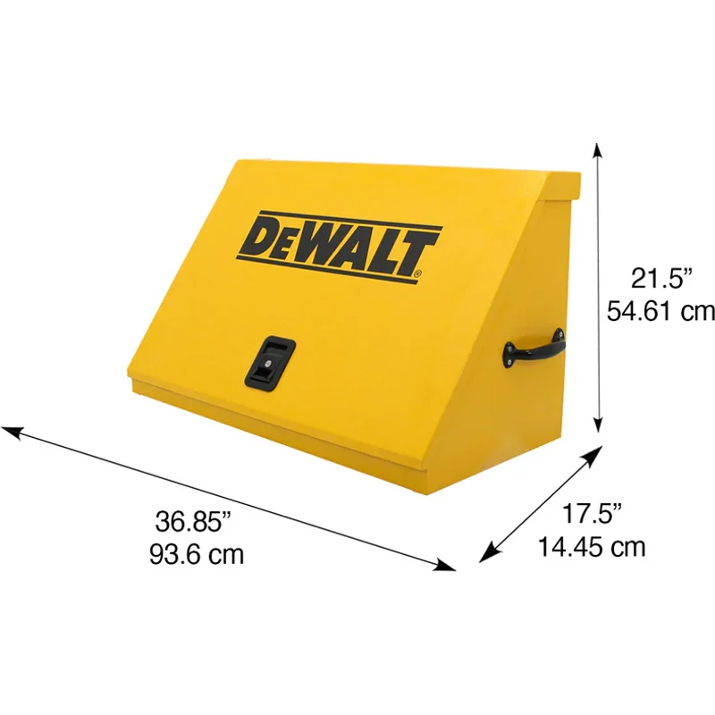 Montezuma 36 x 17 In. Steel Triangle® Toolbox Yellow Top Mount Toolbox DXTB36YY - Image 17