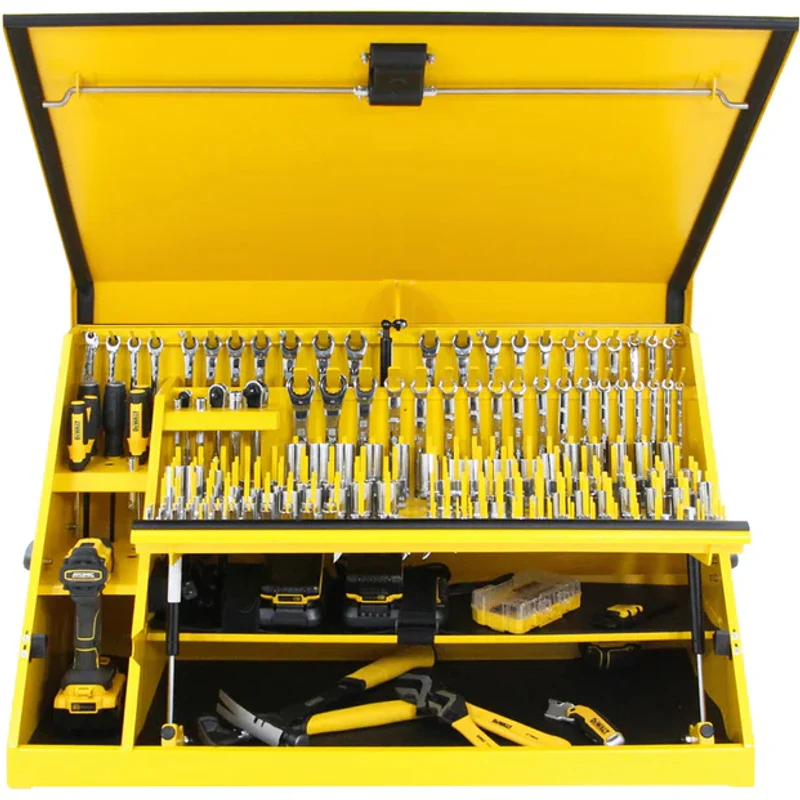 Montezuma 36 x 17 In. Steel Triangle® Toolbox Yellow Top Mount Toolbox DXTB36YY - Image 5