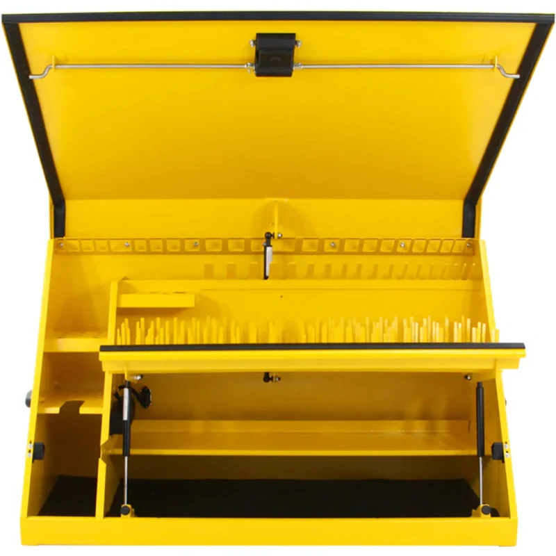 Montezuma 36 x 17 In. Steel Triangle® Toolbox Yellow Top Mount Toolbox DXTB36YY - Image 7