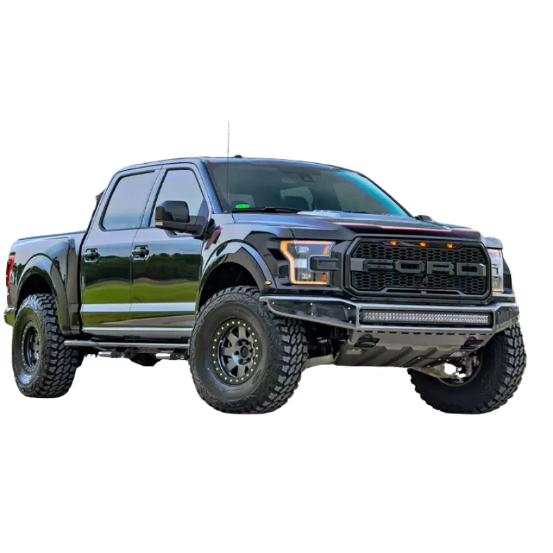 N-Fab M-RDS PreRunner Front Bumper W/ Skid Plate For Select 14-21 Tundra Gloss Black Model T141MRDS - Image 2