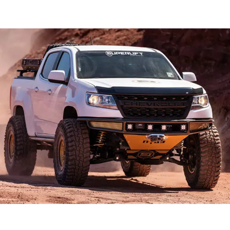 N-Fab M-RDS PreRunner Front Bumper W/ Skid Plate For Select 14-21 Tundra Gloss Black Model T141MRDS - Image 4