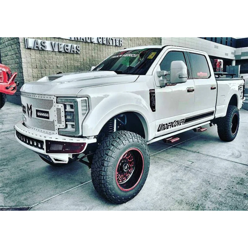 N-Fab M-RDS PreRunner Front Bumper W/Skid Plate For Select 17-22 F250/350 Textured Black Model F171MRDS-TX - Image 4