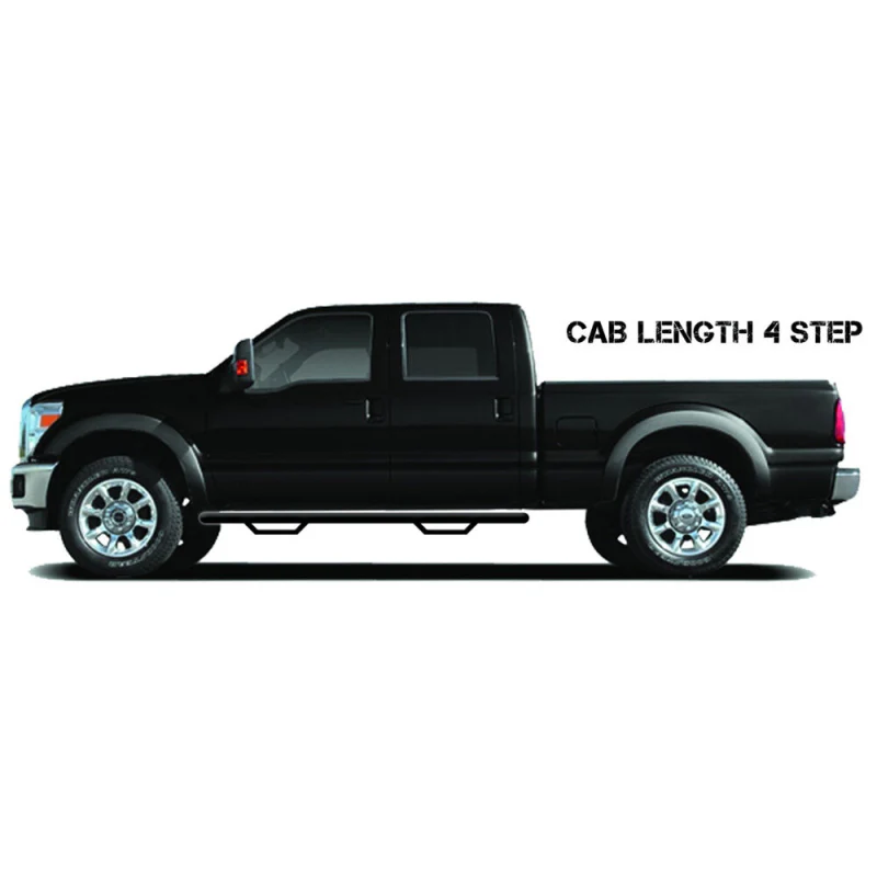 N-Fab Side Steps Cab Length Textured Black Steel Model C9280CC-TX - Image 4