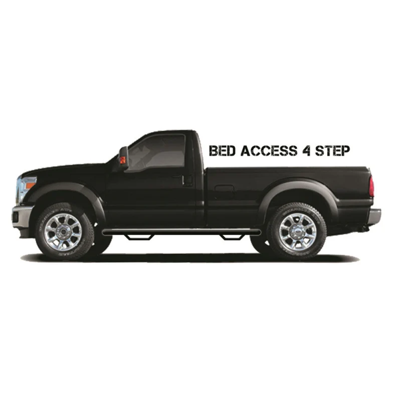 N-Fab Side Steps Wheel To Wheel Textured Black Steel Model C9984RC-4-TX - Image 2