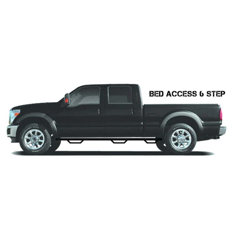 N-Fab Side Steps Wheel To Wheel Textured Black Steel Model T0683QC-6-TX - Image 2