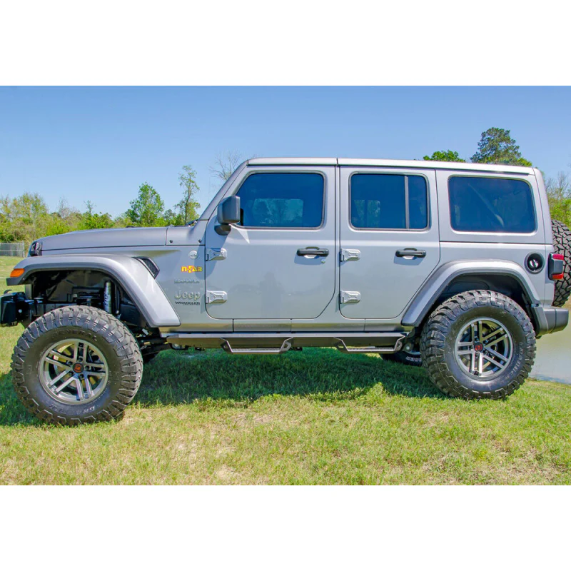 N-Fab Predator Pro Side Steps Textured Black Aluminum Model PRJ1863-TX - Image 5
