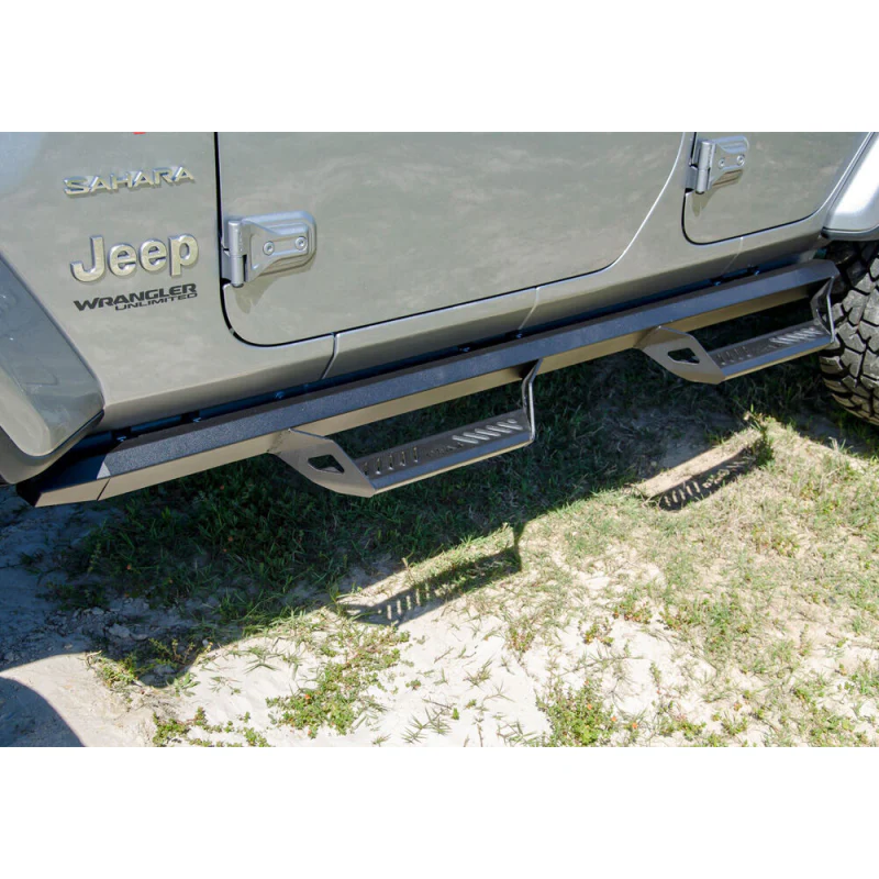 N-Fab Predator Pro Side Steps Textured Black Aluminum Model PRJ1863-TX - Image 7