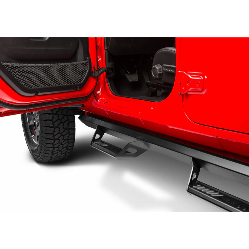 N-Fab Predator Pro Side Steps Textured Black Aluminum Model PRJ1980T-TX - Image 4