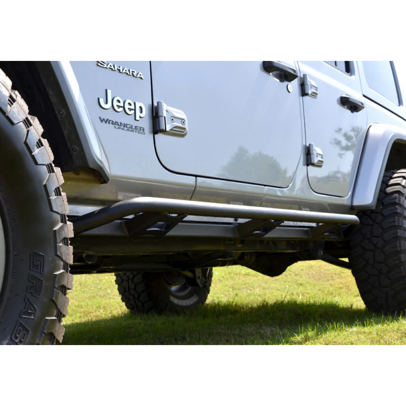 N-Fab Trailslider Rock Sliders Textured Black Steel Model TSJ074-TX - Image 2
