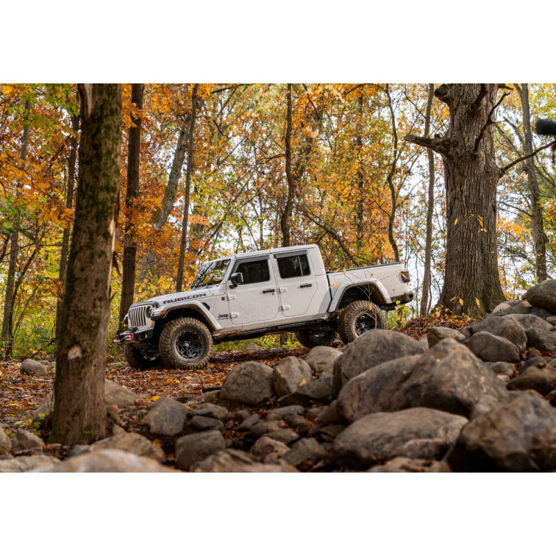 N-Fab Trailslider Rock Sliders Textured Black Steel Model TSJ194-TX - Image 6