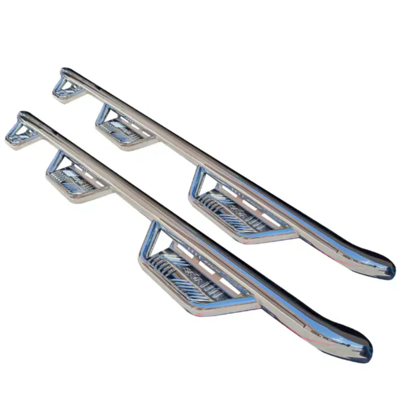 N-Fab Wheel To Wheel and Bed Access Podium Side Steps Stainless Steel Model HPD10103CC-6-SS