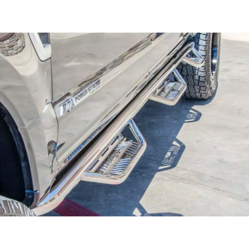 N-Fab Wheel To Wheel and Bed Access Podium Side Steps Stainless Steel Model HPD10103CC-6-SS - Image 2