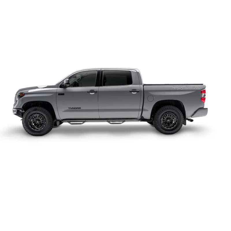 N-Fab Wheel To Wheel Side Steps Gloss Black Steel Model F1596CC - Image 3