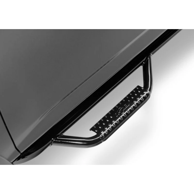 N-Fab Wheel To Wheel Side Steps Gloss Black Steel Model T1360R-GB - Image 2