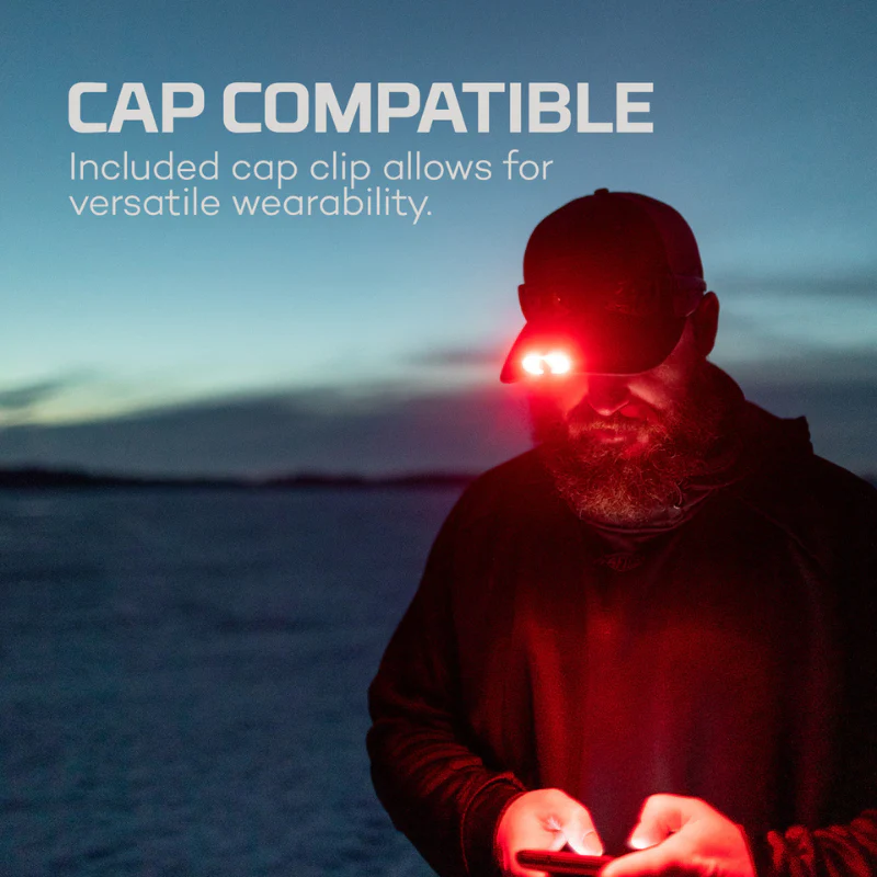 NEBO Mycro 500+ Lumens USB-C Rechargeable Headlamp and Cap Light With Turbo Mode Model NEB-HLP-1005 - Image 7
