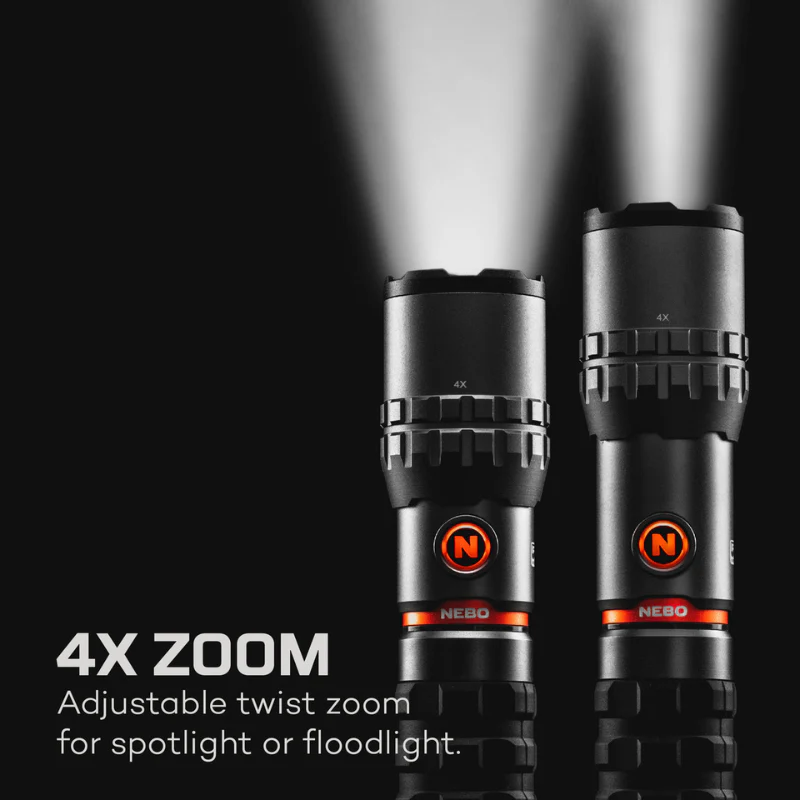 NEBO Slyde King 2K Flashlight USB-C Rechargeable 2,000-Lumen LED Flashlight & 500-Lumen Model NEB-WLT-1003 - Image 5