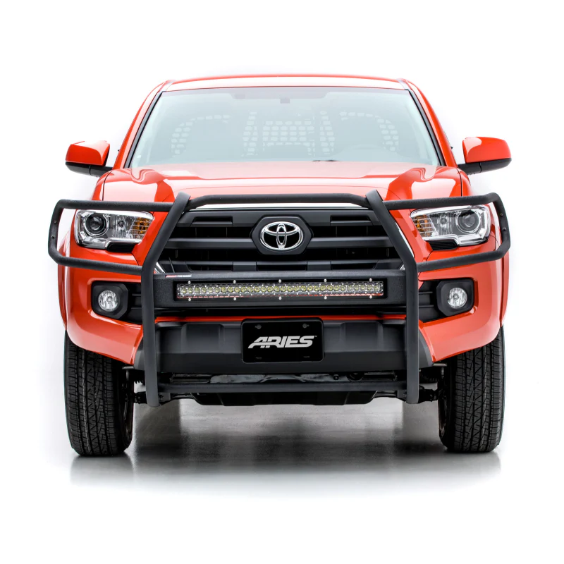 ARIES Pro Series Black Steel Grille Guard, Select Toyota Tacoma Model P2068 - Image 2