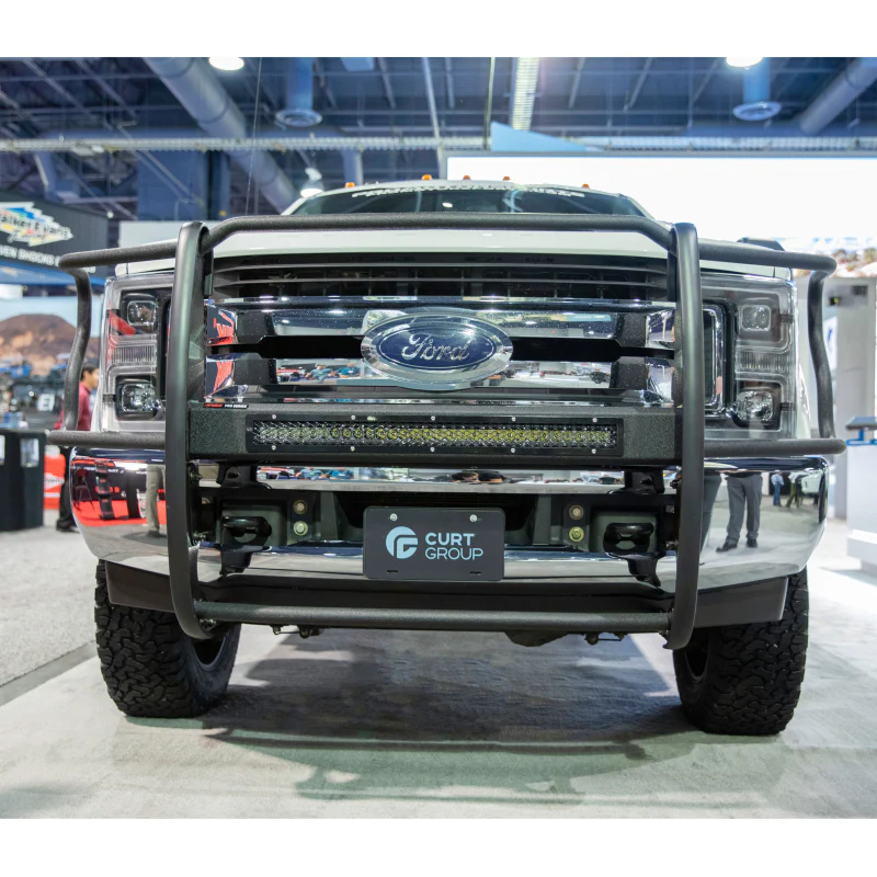 ARIES Pro Series Black Steel Grille Guard, Select Ford F-250, F-350, F-450, F-550 Model P3067 - Image 2