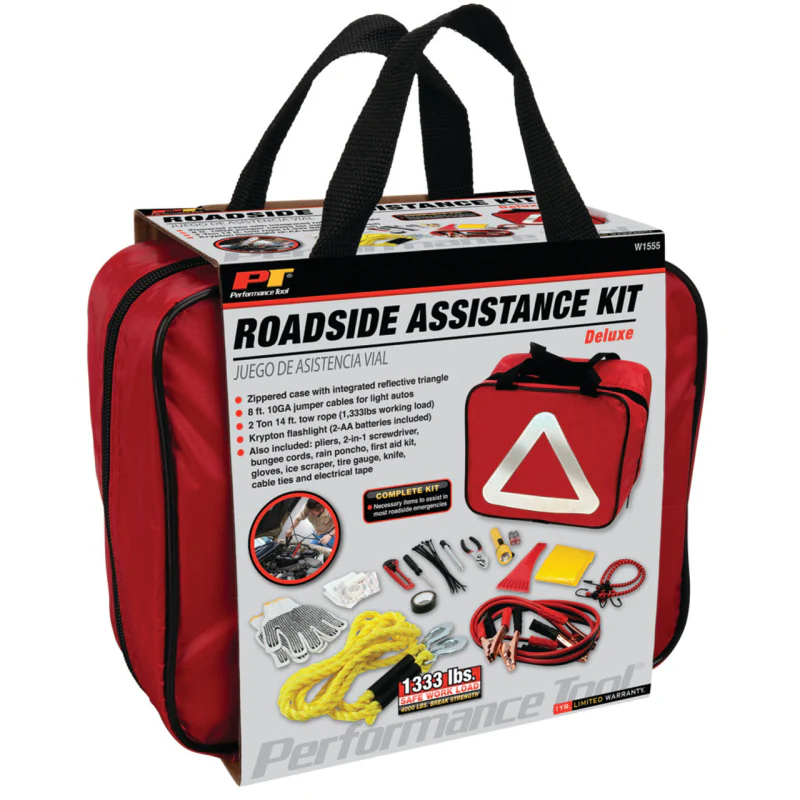 Performance Tool Deluxe Roadside Assistance Kit  Model W1555 - Image 3