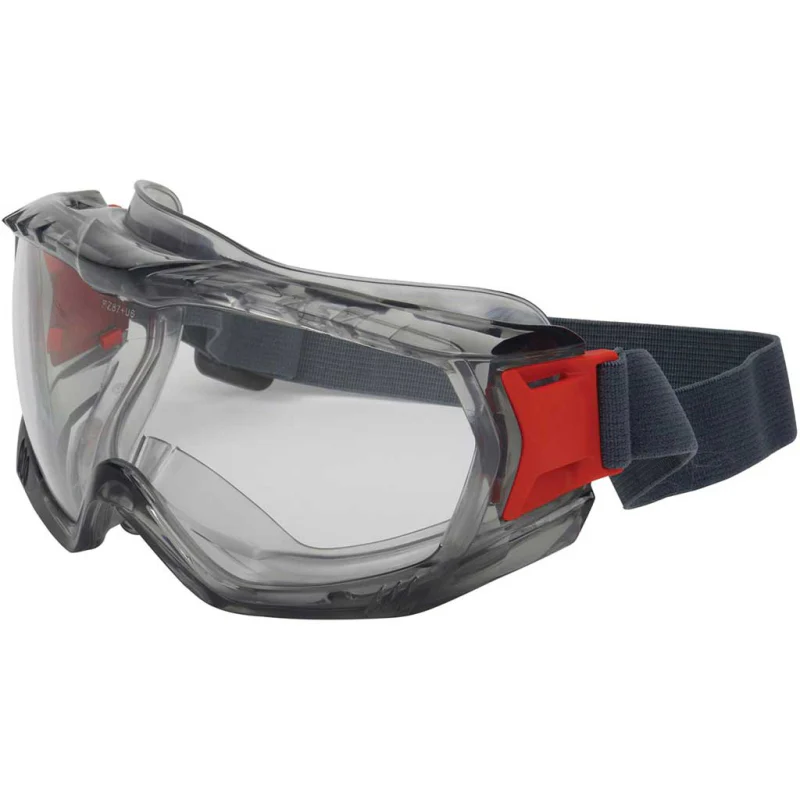 PIP Stone Vent Goggle, Indirect Vent, Clear Lens, Grey, Elastic Strap, Anti-Fog/Anti-Scratch Lens Fogless 360 Model 251-60-0020 - Image 2