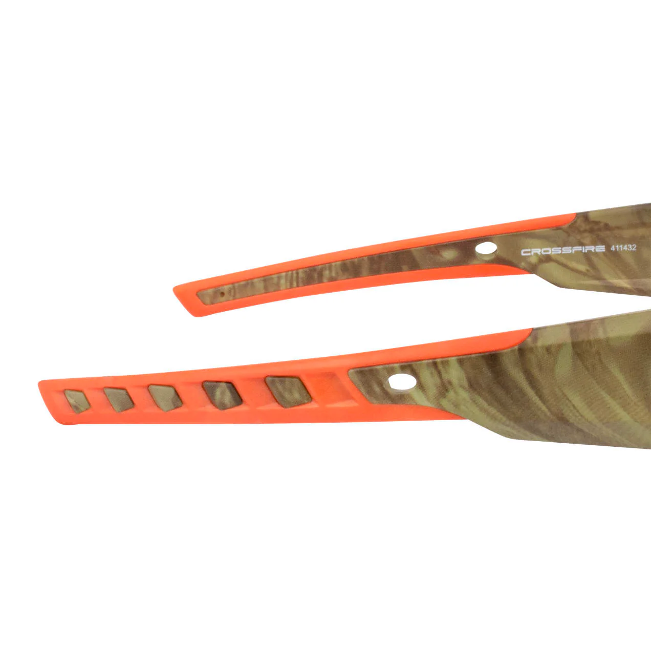 Radians Crossfire Cumulus Premium Safety Eyewear, Camo Frame / Gold Mirror Lens RNS411432 - Image 7