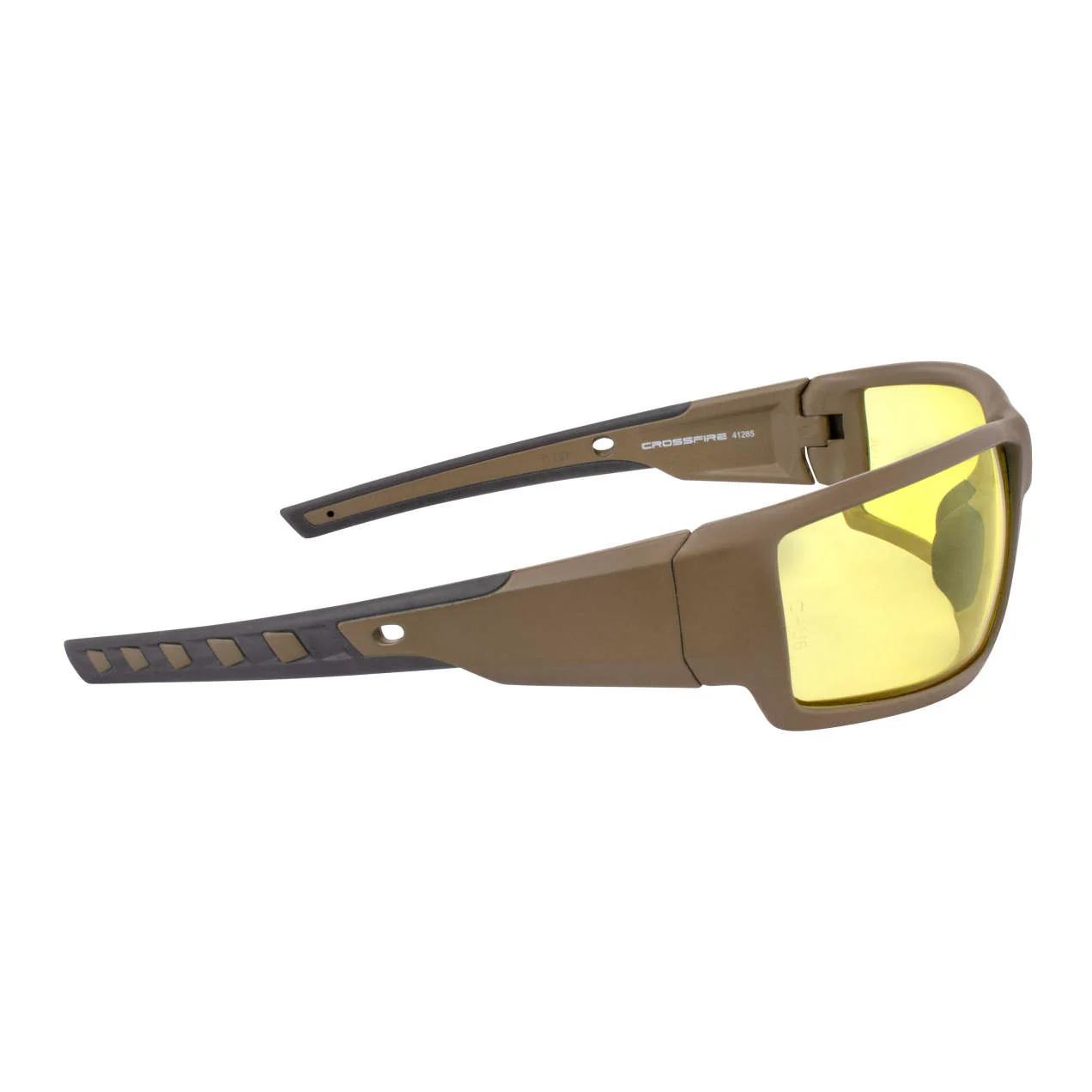 Radians Crossfire Cumulus Premium Safety Eyewear, Tan SDE Frame / HD Yellow Lens RNS41285 - Image 5