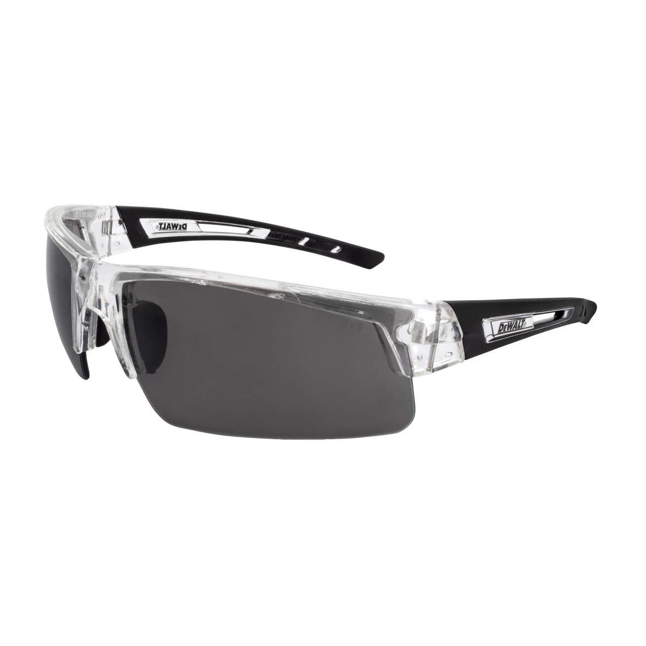 Radians Dewalt Crosscut Hardware Protective Eyewear, Black Frame / Smoke Lens RNSDPG100T-2C - Image 2