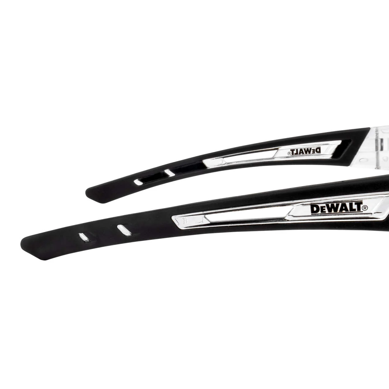 Radians Dewalt Crosscut Hardware Protective Eyewear, Black Frame / Smoke Lens RNSDPG100T-2C - Image 8