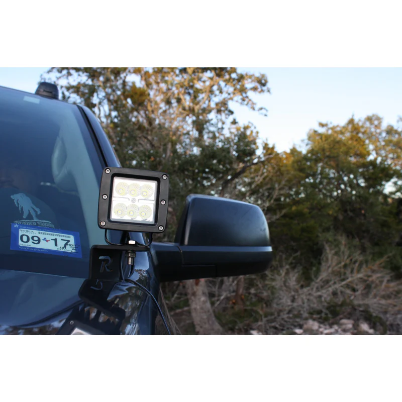 Rago Fabrication 2007-2013 2nd Gen Toyota Tundra Ditch Light Mounts Model R0713TTUNDIT - Image 5