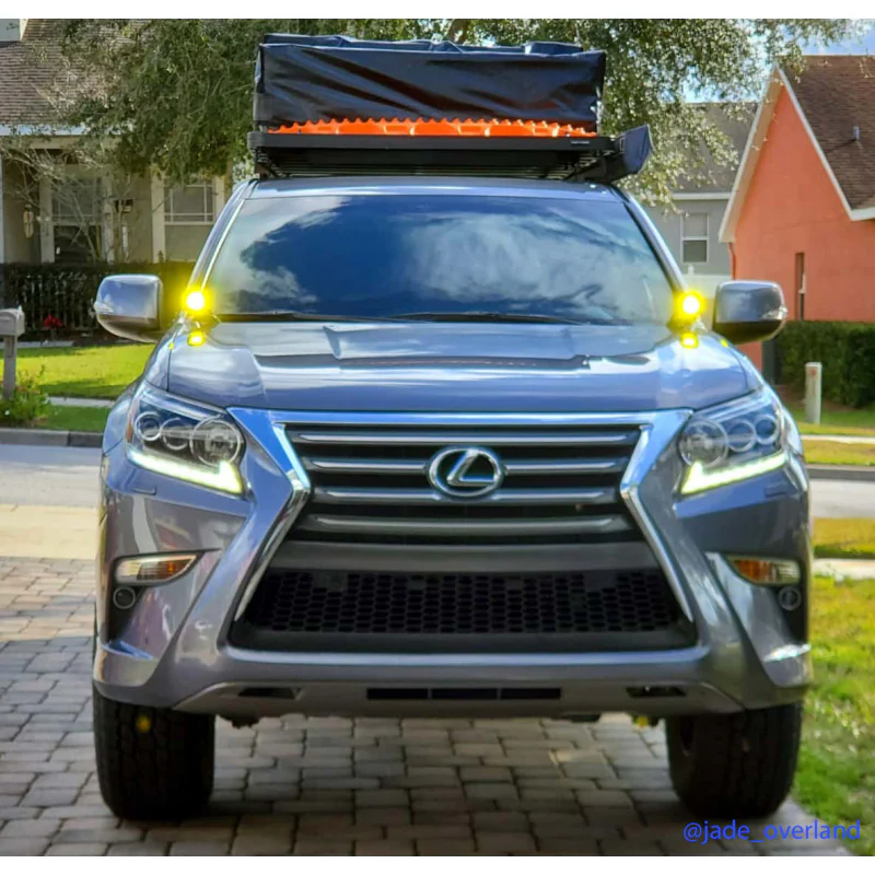 Rago Fabrication 2010-2022 2nd Gen Lexus GX 460 Ditch Light Mounts Model R0919LGXDIT - Image 3