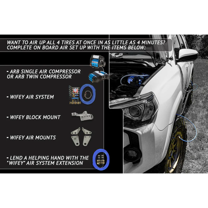 Rago Fabrication 2010-2023 5th Gen Toyota 4Runner Air Compressor Mount Model R1418TT4RARB - Image 10