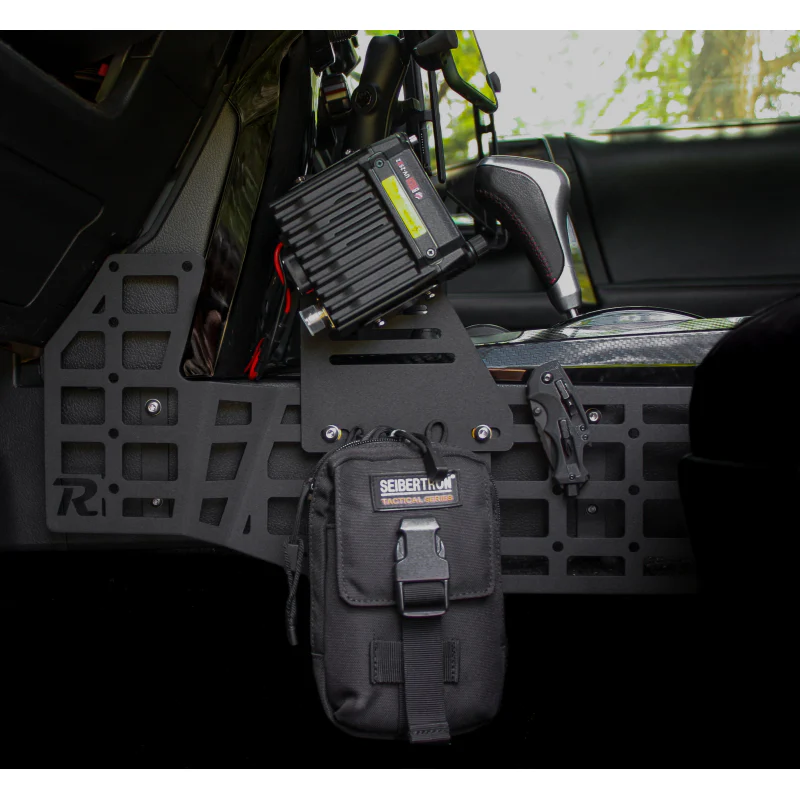 Rago Fabrication 2010-2023 5th Gen Toyota 4Runner Center Console Molle Storage Panel Model R1019T4RUNCCMP-P - Image 10