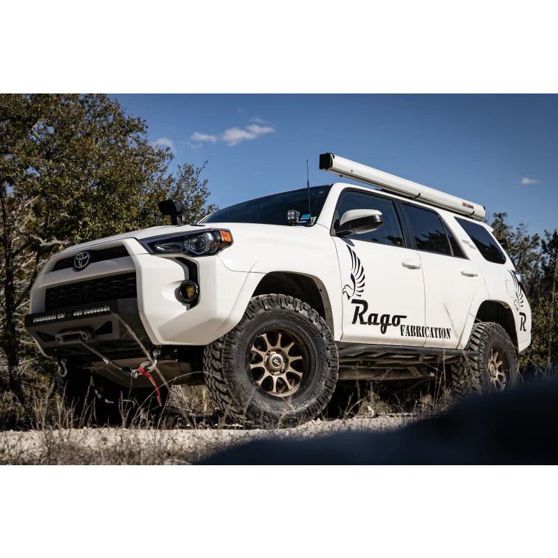 Rago Fabrication 2010-2023 5th Gen Toyota 4Runner Low Profile Ditch Light Mounts Model R1000T4RUDIT-LP - Image 5