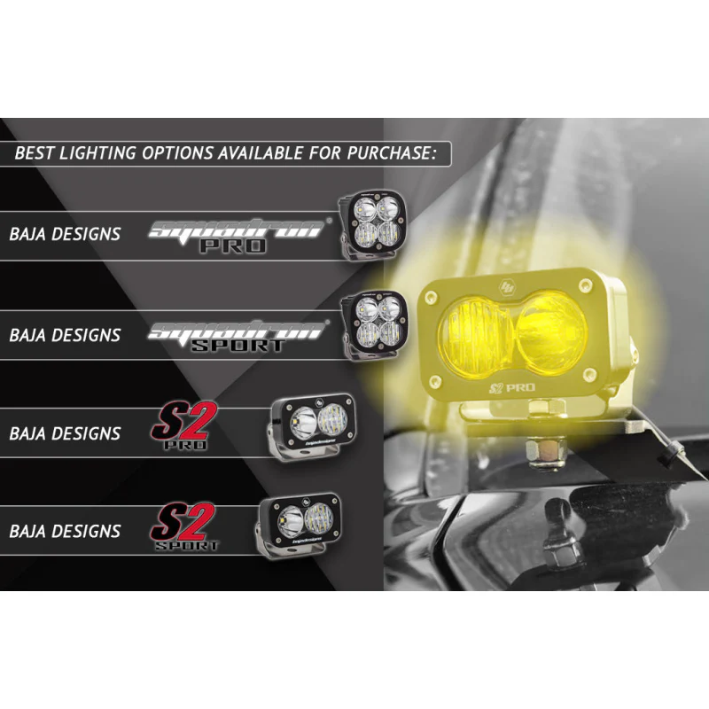 Rago Fabrication 2010-2023 5th Gen Toyota 4Runner Low Profile Ditch Light Mounts Model R1000T4RUDIT-LP - Image 9