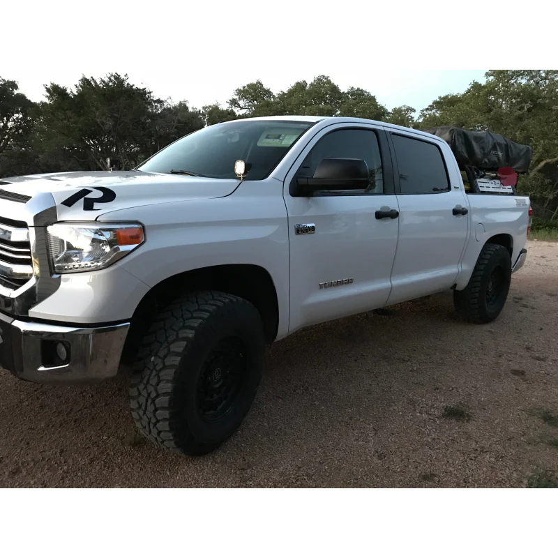 Rago Fabrication 2014-2021 3rd Gen Toyota Tundra Low-Pro Ditch Light Mounts Model R1418TTUNDIT-LP - Image 3