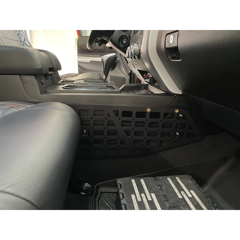 Rago Fabrication 2014-2021 3rd Gen Tundra Center Console Molle Storage Panel Organizer Model R1419TTUNCC - Image 2