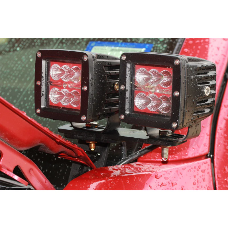Rago Fabrication 2015-2022 Chevy Colorado/GMC Canyon Low Pro Ditch Light Mounts Model R1500CCOLDIT - Image 2