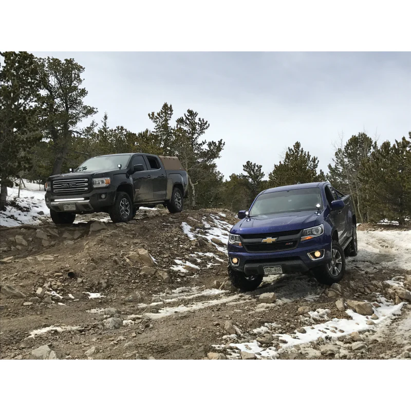 Rago Fabrication 2015-2022 Chevy Colorado/GMC Canyon Low Pro Ditch Light Mounts Model R1500CCOLDIT - Image 3