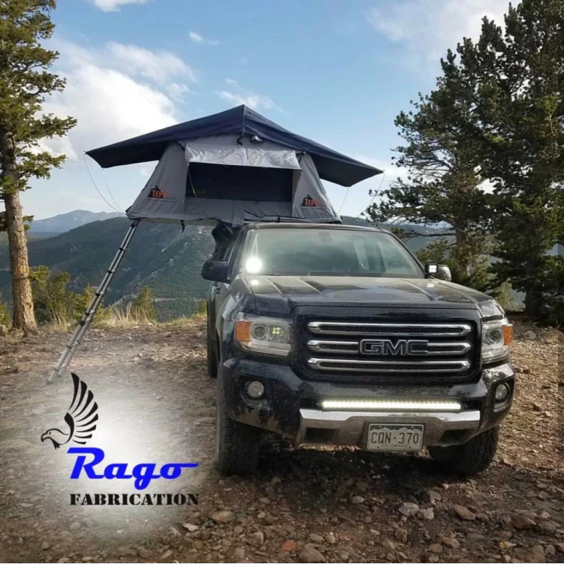 Rago Fabrication 2015-2022 Chevy Colorado/GMC Canyon Low Pro Ditch Light Mounts Model R1500CCOLDIT - Image 4