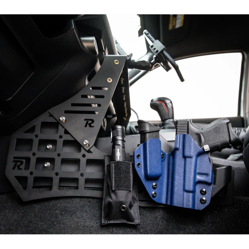 Rago Fabrication 2016-2023 3rd Gen Toyota Tacoma Center Console Molle Storage Panel Model R1619TTAUCCMP - Image 14