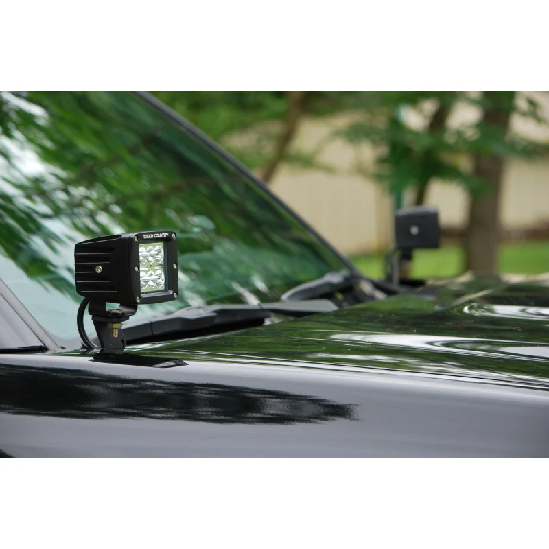Rago Fabrication 2016-2023 3rd Gen Toyota Tacoma Low Pro Ditch Light Mounts Model R1600TTACDIT-LP - Image 5