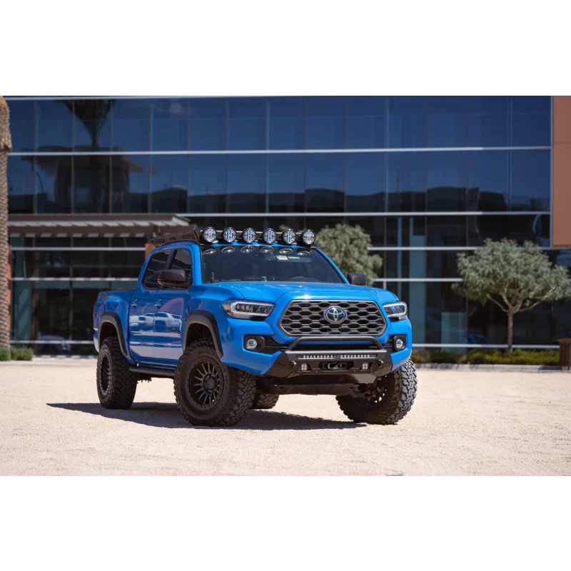 Rago Fabrication 2016-2023 Toyota Tacoma Center Mount Winch Front Bumper w/ Top Hoop Model F6804022001NA - Image 6