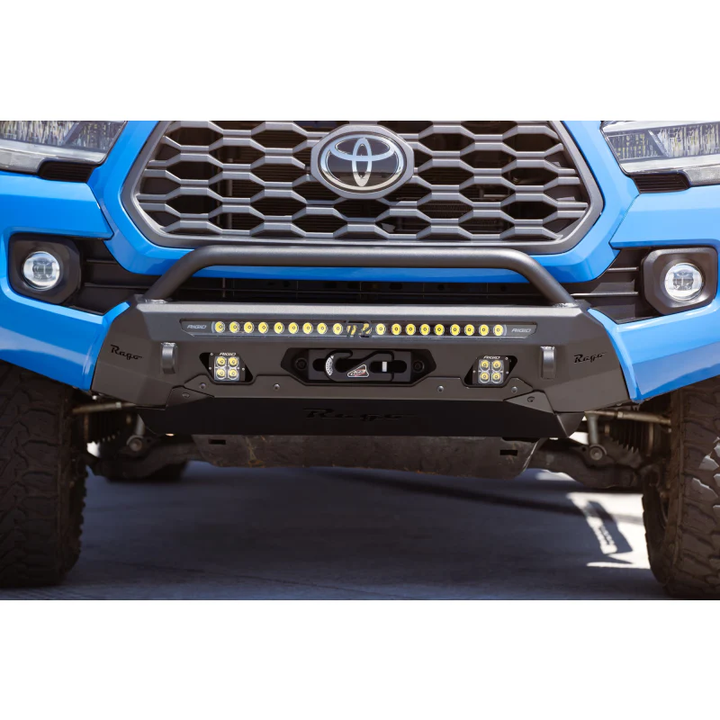 Rago Fabrication 2016-2023 Toyota Tacoma Center Mount Winch Front Bumper w/ Top Hoop Model F6804022001NA - Image 7