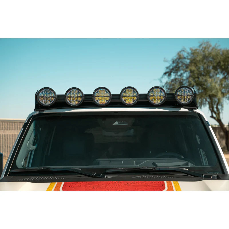 Rago Fabrication 2024 Toyota Land Cruiser 6" Rigid Round Light Mount for Rago Roof Rack Model AC770660103 - Image 5