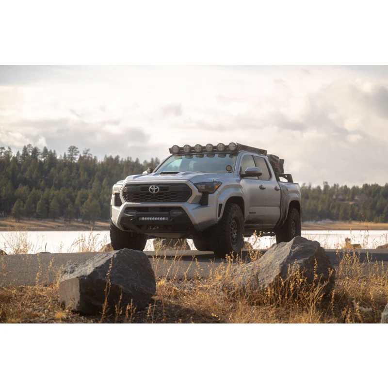 Rago Fabrication 2024+ Toyota Tacoma Roof Rack Rigid Industries Round Light Mount Model AC6706601NA - Image 6
