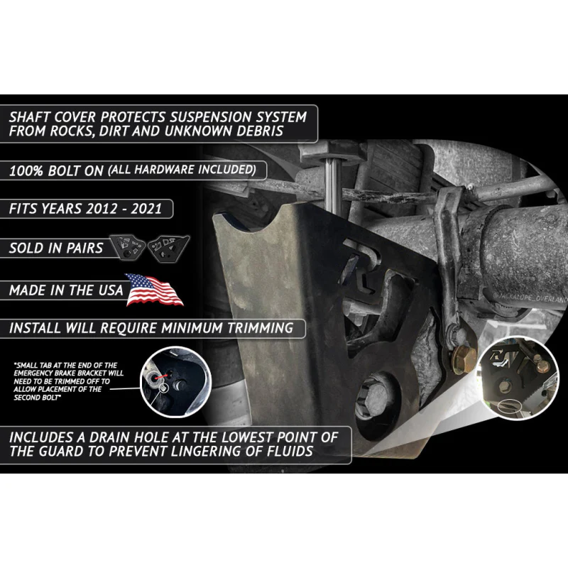 Rago Fabrication 2nd Gen Chevy Colorado Shock Guard Model R1219CHCOLSG-ASM - Image 5