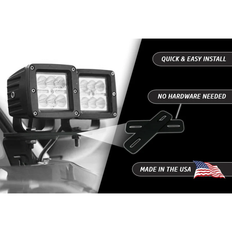 Rago Fabrication Ditch Light Bracket Extensions - Pair Model RACCDITEXT - Image 5